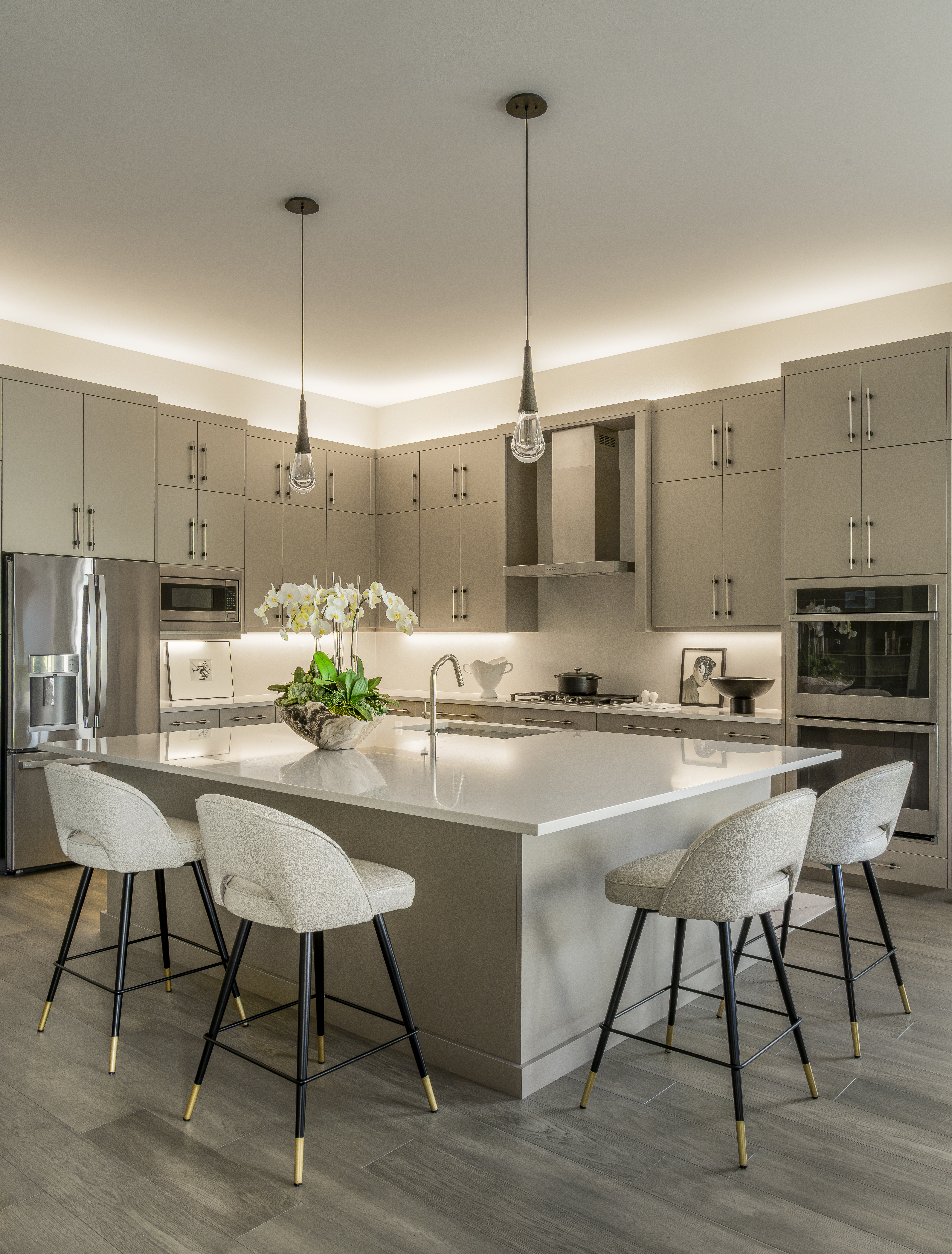 Boynton Beach, FL Project | Kitchen Cabinets, Counter Tops, Seating, and Flooring | Luxury Residential Interior Design | Fava Design Group Boynton Beach, FL Project | Kitchen Cabinets, Counter Tops, Seating, and Flooring | Luxury Residential Interior Design | Fava Design Group