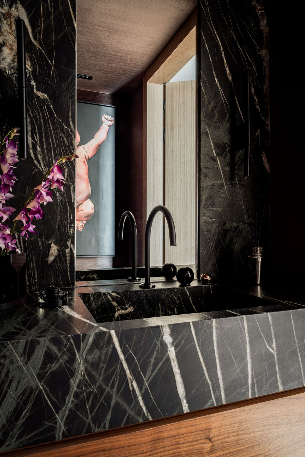 Miami Florida Project | Bathroom Vanity | Luxury Residential Interior | Fava Design Group